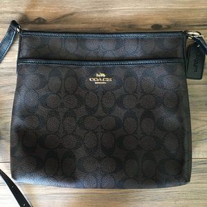 Authentic Coach Cross Body Logo Bag